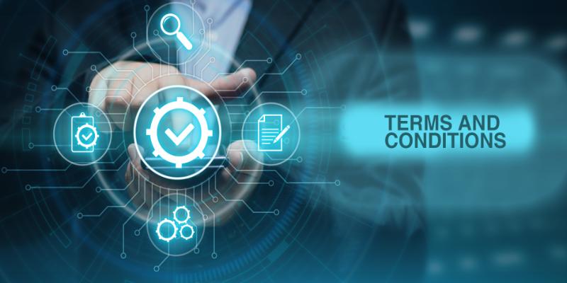 Account management principles explained in Ck444 Terms and Conditions