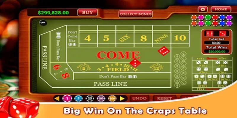 Strategy planning during online craps game